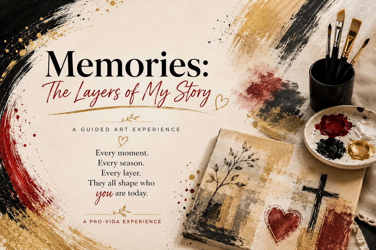Memories: The Layers of My Story – A Guided Art Experience by Pro-Vida